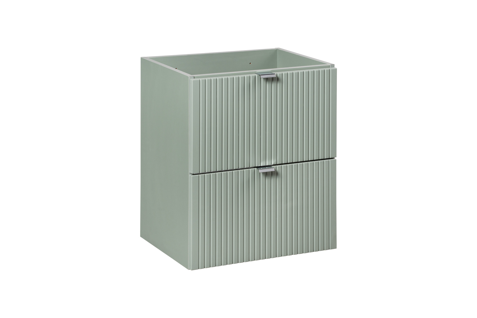 Szafka pod umywalkę 50cm 2 szuflady LINE REED GREEN D 82-50-2S