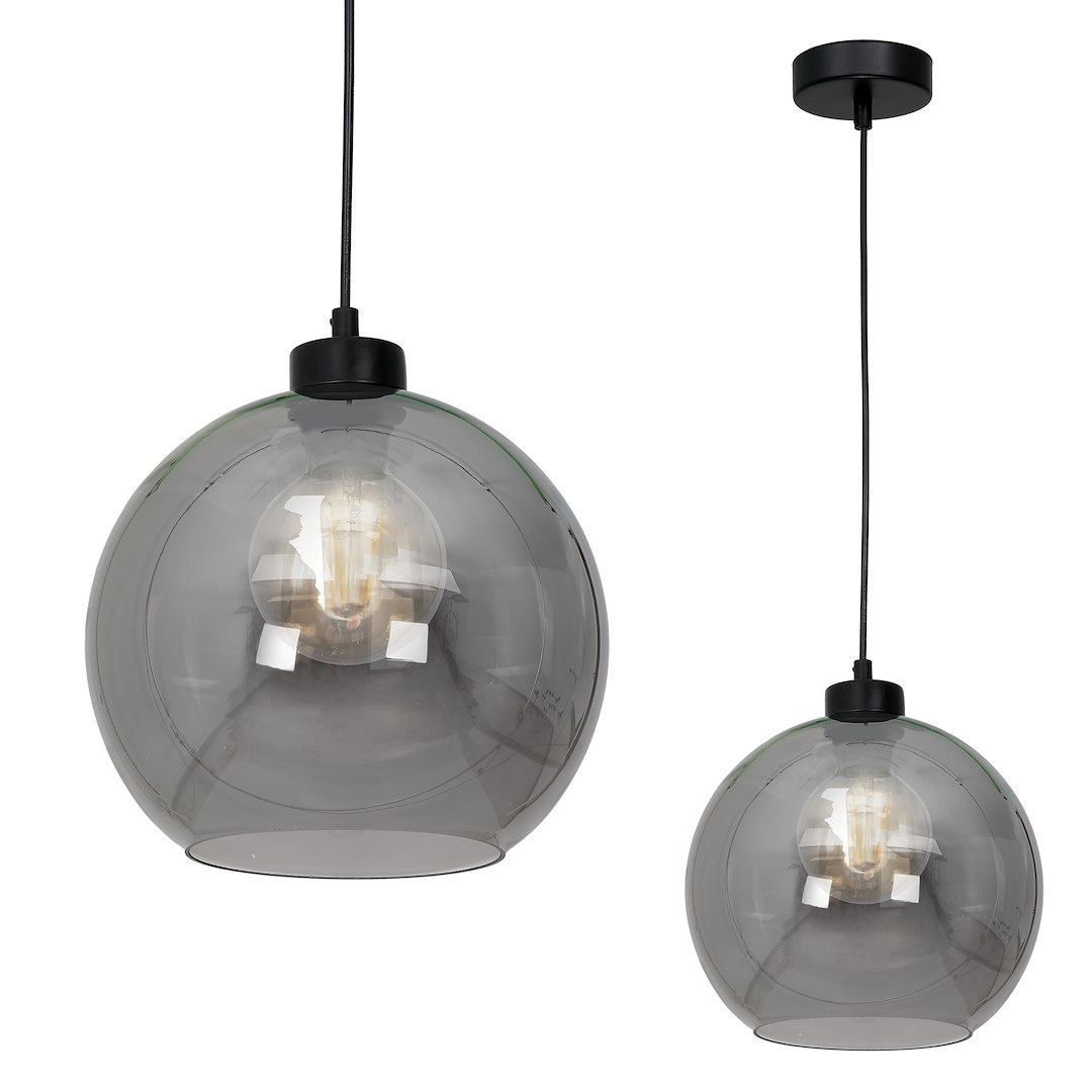 Lampa wiszca SOFIA SMOKED 1xE27