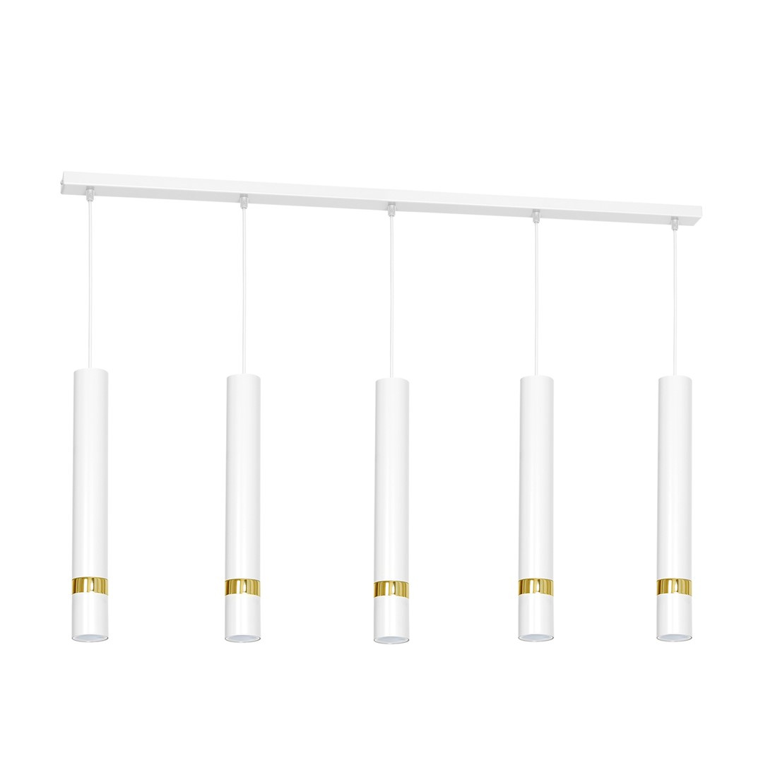 Lampa wiszca JOKER WHITE/GOLD 5xGU10