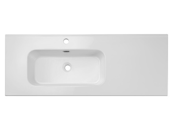 Umywalka meblowa jednokomorowa 120cm z blatem ceramicznym GO 2 120CM L DP ( E-8095-120L )