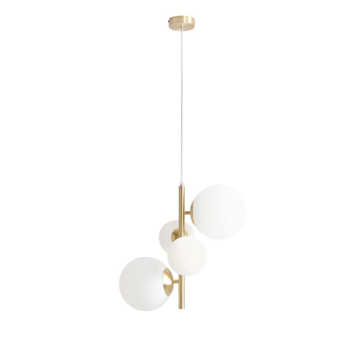 LAMPA WISZCA BLOOM 4 BRASS