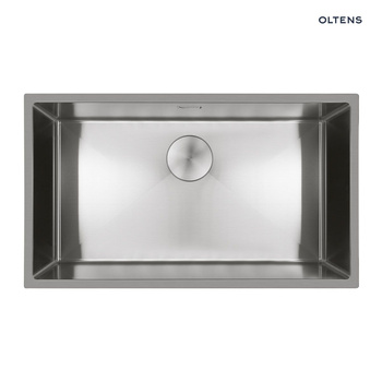 Oltens Hydda zlewozmywak stalowy 76x44 cm 1 komorowy stal szlachetna polerowana 71105100