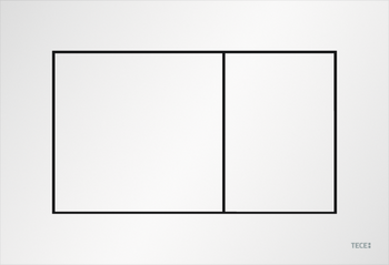 Przycisk WC TECE TECEnow biały mat ,płytka uruchamiająca 220×150×5 mm, tworzywo sztuczne 9240417