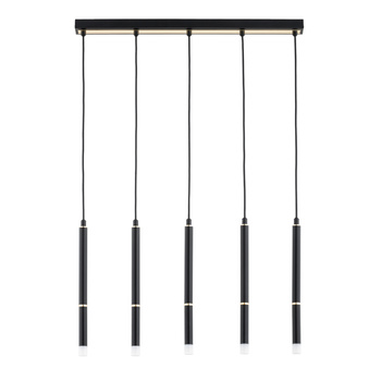 Listwa sufitowa 5-punktowa DERANY 63230 wisząca ZŁOTA