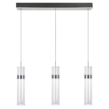 Lampa wisząca Ambiente 3 srebrna LED CCT