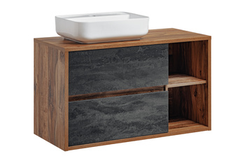 Zestaw mebli łazienkowych Hampton 100cm z umywalką nablatową – SET-HAC B 100 UN. 6289