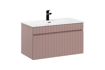 Zestaw mebli łazienkowych Iconic Rose 80cm z umywalką – SET -ICR SKY 80 CM