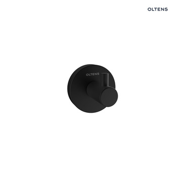 Oltens Gulfoss haczyk na ręcznik czarny mat 80008300