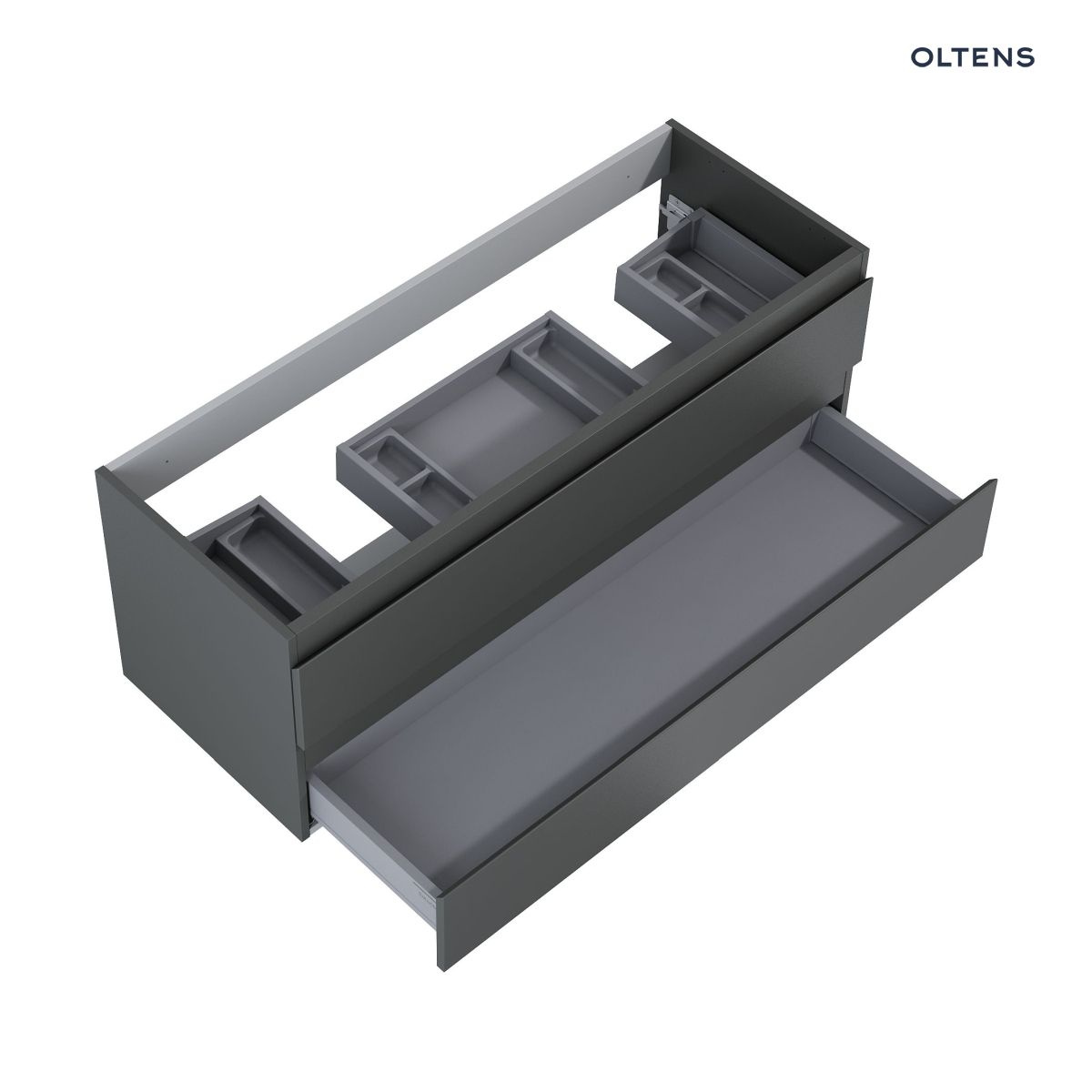 Oltens Vernal szafka 120 cm podumywalkowa wisz�ca grafit mat 60019400