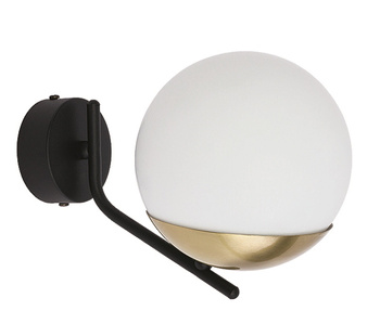 SANTA nowoczesny czarny satynowany kinkiet 1721