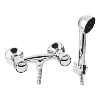 BATERIA NATRYSKOWA ŚCIENNA MODENA CHROM