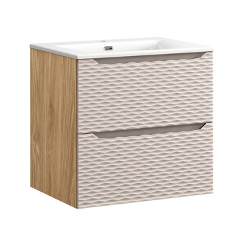 Zestaw mebli łazienkowych Ocean Beige 60cm z umywalką meblową SKY – SET-OCB 60CM S SKY