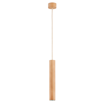 Rustykalna lampa wisząca ANAID 61162 DREWNO