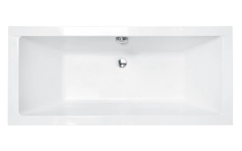 Besco prostokątna wanna do zabudowy Quadro Slim 170x75 wersja uniwersalna biała WAQ-170-SL