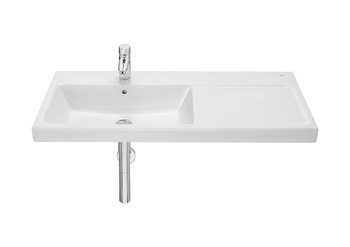GAP Umywalka ścienna asymetryczna 100x46 cm LEWA