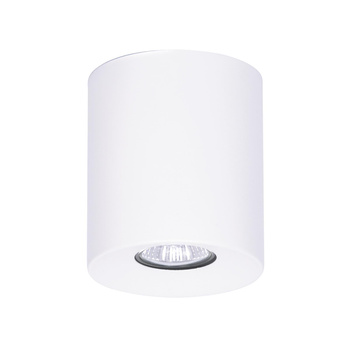 Biały, klasyczny spot na żarówkę GU10 K-5131 z serii HORN