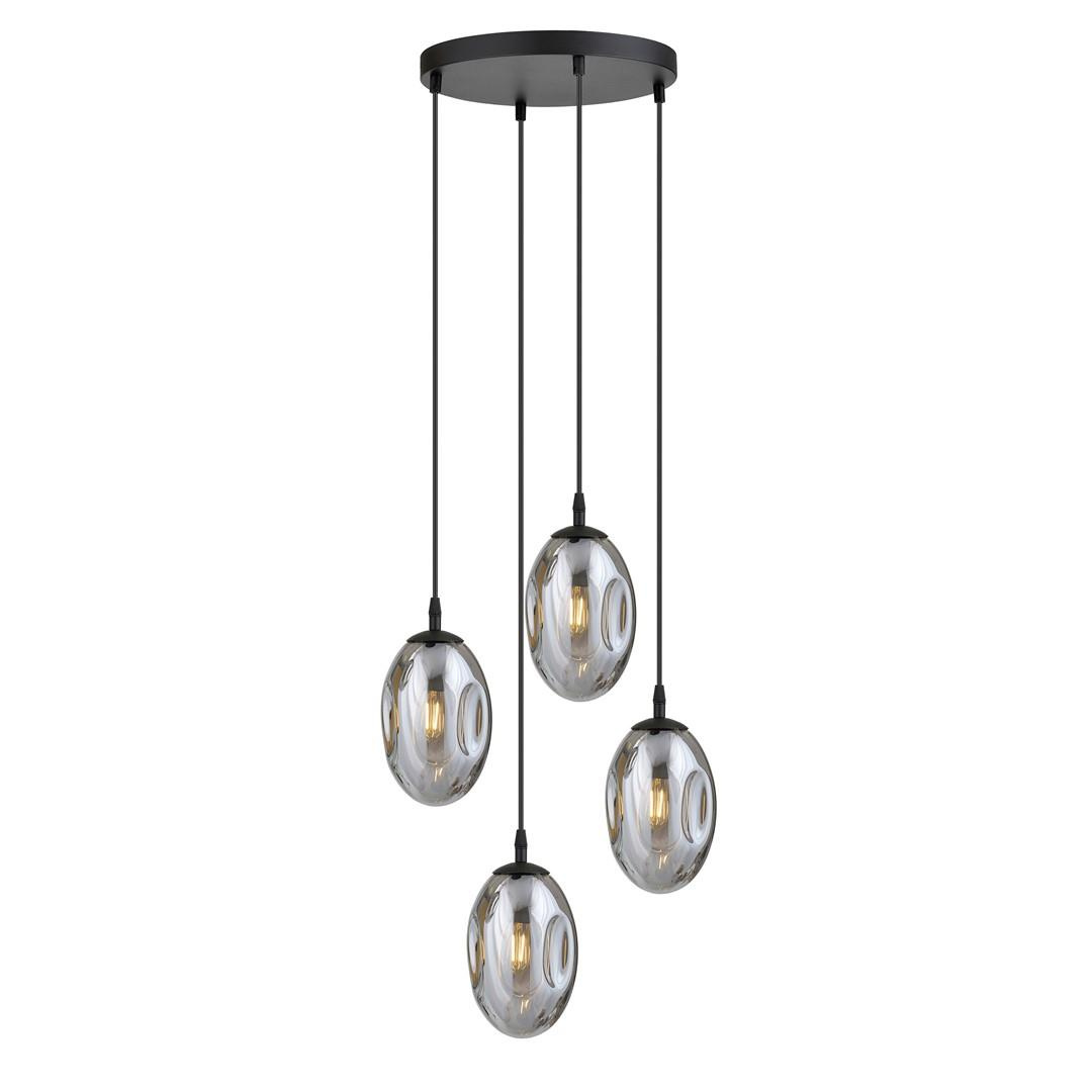 Wiszca lampa koo z nowoczesnymi kloszami EMIBIG 1266/4PREM