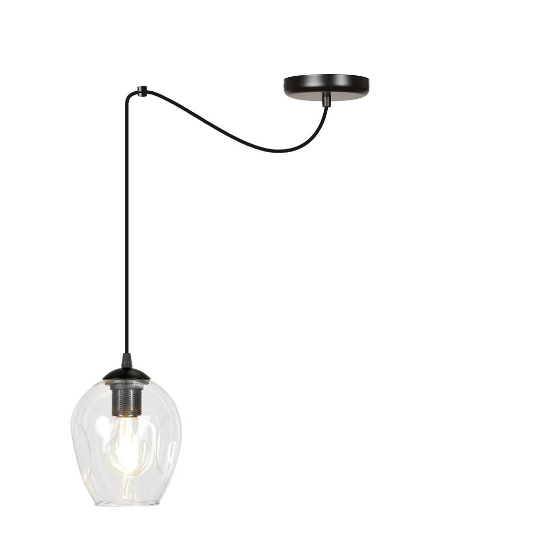 Transparentna lampa wiszca regulowana 60W 756/1 LEVEL 1