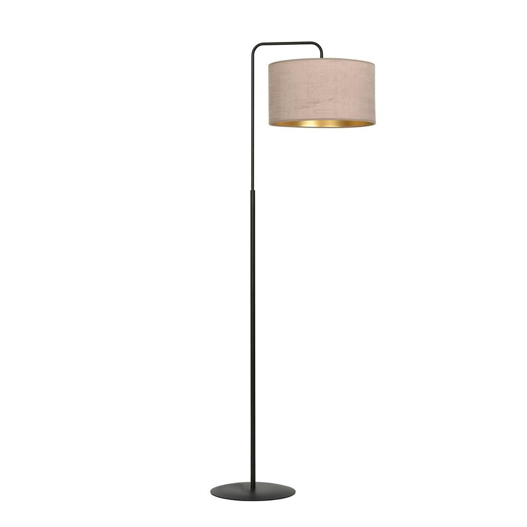 Lampa podogowa z abaurem 1x60W rowy/zoty 1053/LP1 HILDE LP1