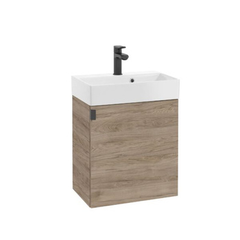 Szafka pod umywalkę Defra Faro D50 wisząca 50x40x50 cm orzech rockford 001-D-05038