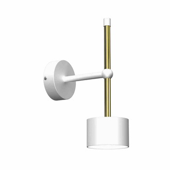 Kinkiet Arena 1xGX53 Biały/Złoty