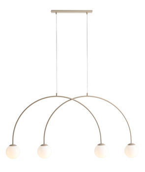 LAMPA WISZĄCA UNA 4 BEIGE S
