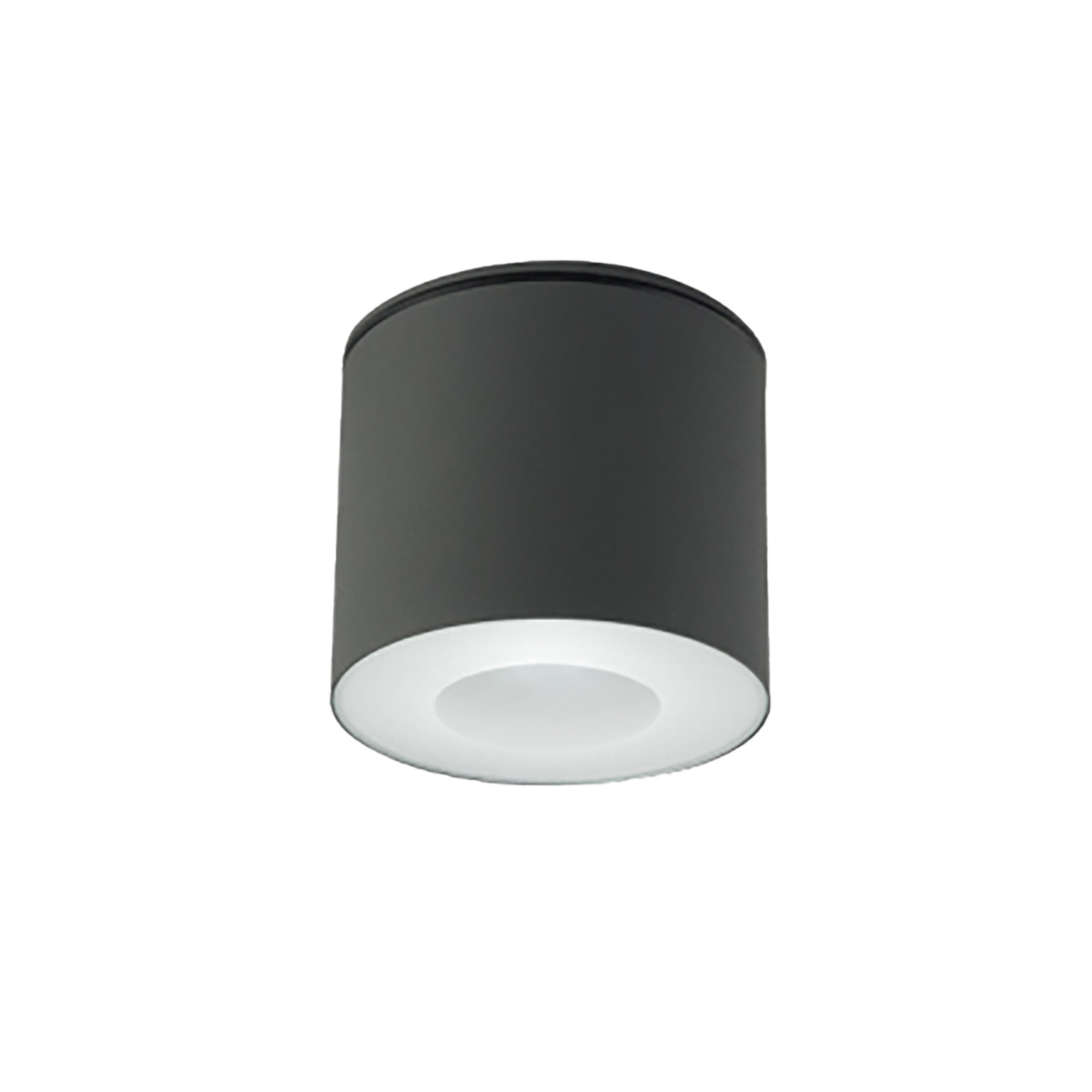 Stylowa lampa sufitowa ogrodowa grafit GU10 9565