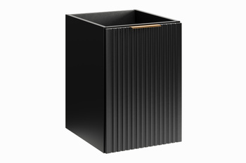 Szafka pod blat 40cm z koszem na pranie  40x46x57 cm  czarny mat  ADEL BLACK 81-40-1DK