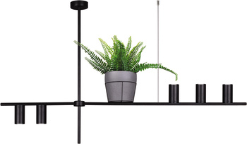 Lampa wisząca K-4756 z kwietnikiem z serii ROCCO