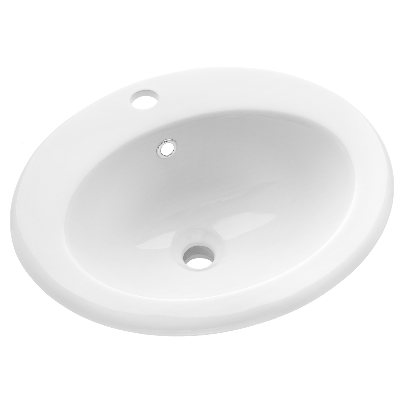 UMYWALKA WPUSZCZANA W BLAT NIKEA 50 CM, Z OTW. NA BAT.