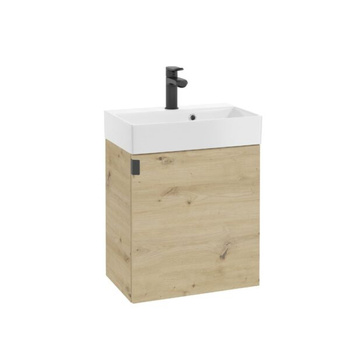 Szafka pod umywalkę Defra Faro D50 wisząca 50x40x50 cm Dąb 001-D-05037