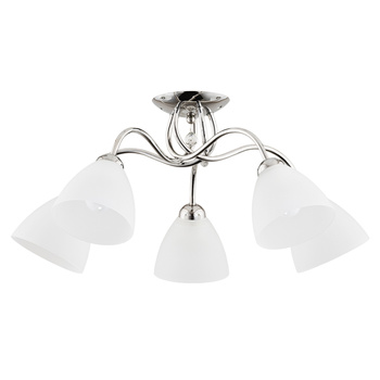 Lampa sufitowa z 5 kloszami AMARILLO 23745 CHROM