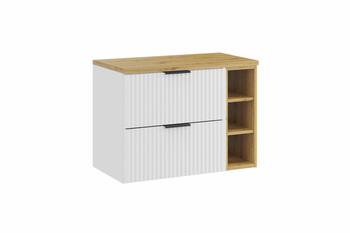 Zestaw mebli łazienkowych Adel White 80cm z blatem – set-adw b artisan 80cm lr