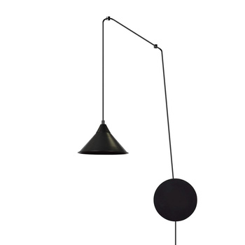 Lampa wisząca 1-punktowa LOFT czarny 60W E27 490cm 160/1 ABRAMO 1