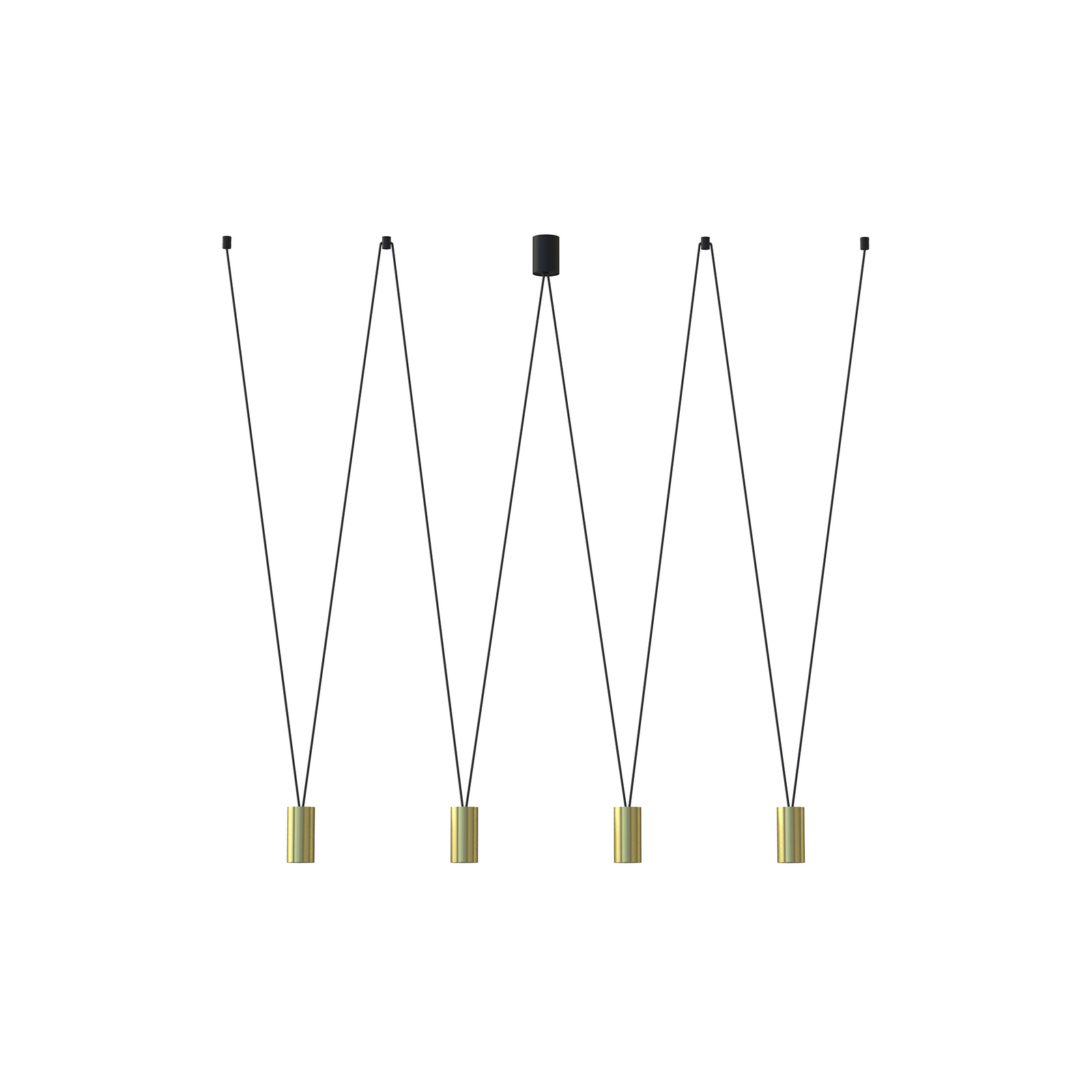 Wiszca lampa nad st , salonu Nowodvorski 7610 MORE EYE IV SOLID BRASS