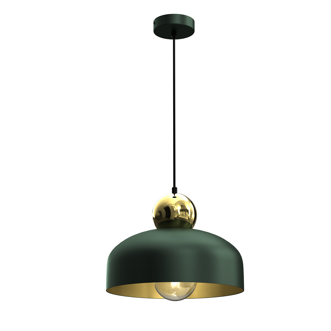 Lampa Wiszca HARALD GOLD/GREEN 1xE27