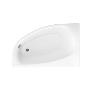 Kameleon wanna narożna 170x110 cm lewa, bialy połysk