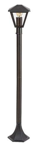 7150 Paravento Lampa ogrodowa stojąca IP44 czarny E27 1x MAX 40