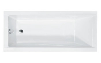 Besco prostokątna wanna do zabudowy Modern Slim 180x70 wersja uniwersalna biała WAM-180-SL