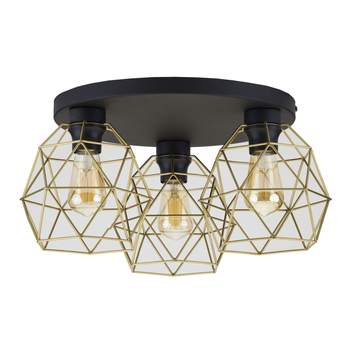 Lampa sufitowa druciana Galaxy Black/Gold 3458 TK Lighting