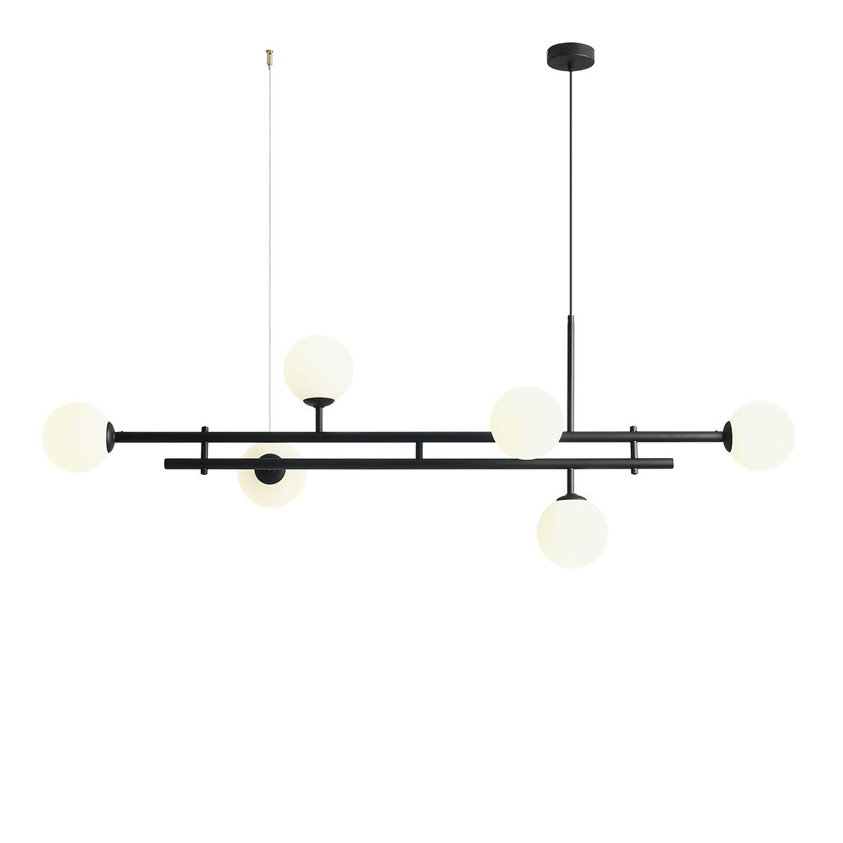 LAMPA WISZCA HARMONY 6 BLACK