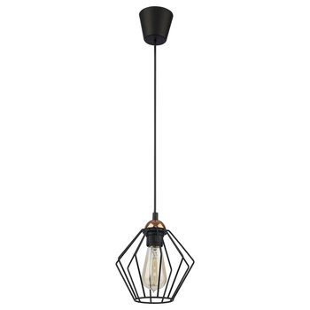 Designerska lampa wisząca w stylu Loft E27 czarny GALAXY 1642 TK Lighting