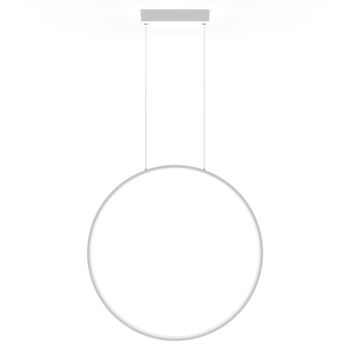Lampa wisząca Mirror L biała IP44 LED CCT