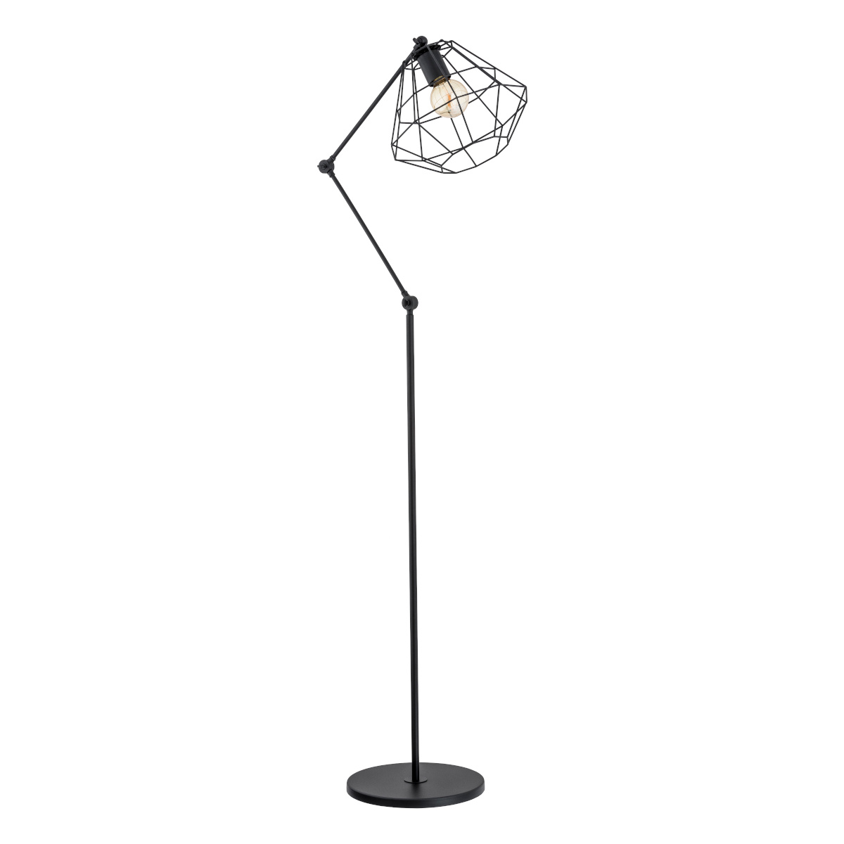Gustowna lampa stojąca 9255 RAPTOR L CZARNA