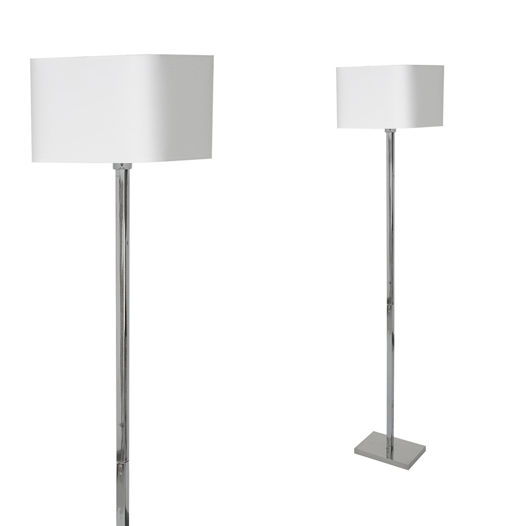 Lampa stojca NAPOLI WHITE/CHROME 1xE27