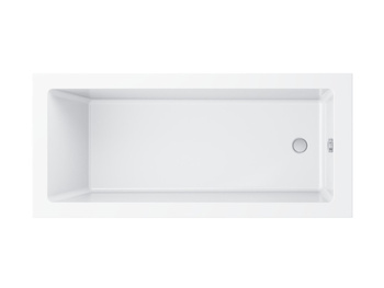 Akrylowa wanna Ravak Solar 180x80 biała + stelaż 80 | XC00100102