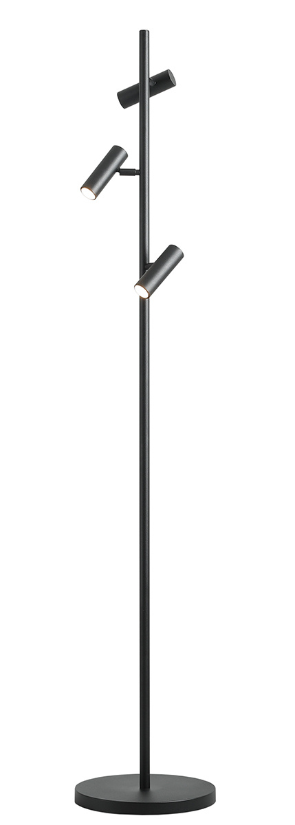 LAMPA STOJCA TREVO ALL BLACK