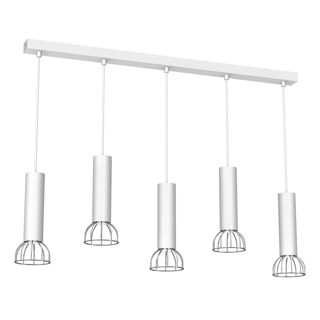 Lampa Wiszca DANTE SILVER 5x mini GU10