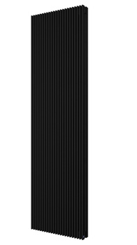 Grzejnik centralnego ogrzewania Instal Projekt AFRO NEW 2 czarny mat/black mat 160x23 mm AFRN2-160/23C31