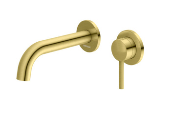 Bateria umywalkowa podtynkowa Axel Axel BRUSHED GOLD QW180AGDB